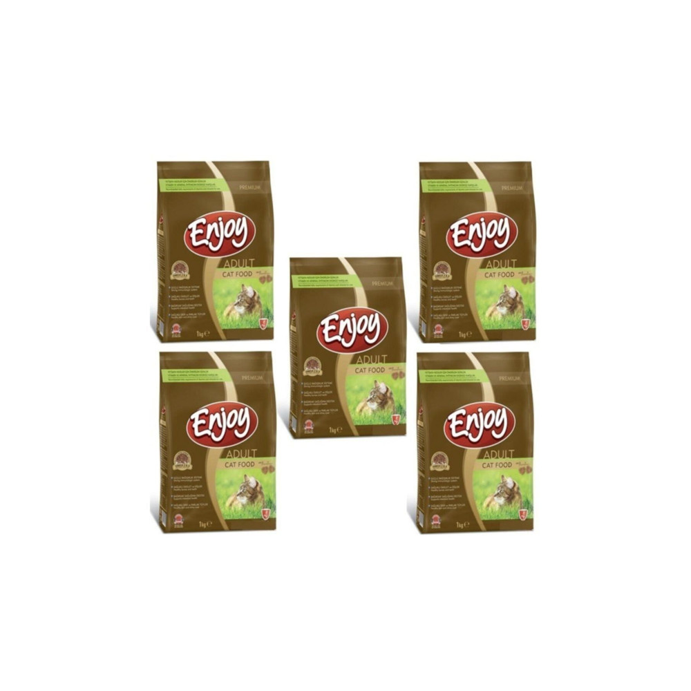 Enjoy Tavuk Etli Yetişkin Kedi Maması 1 Kg x 5 Adet Evcil Hayvan Ürünleri Fiyatı