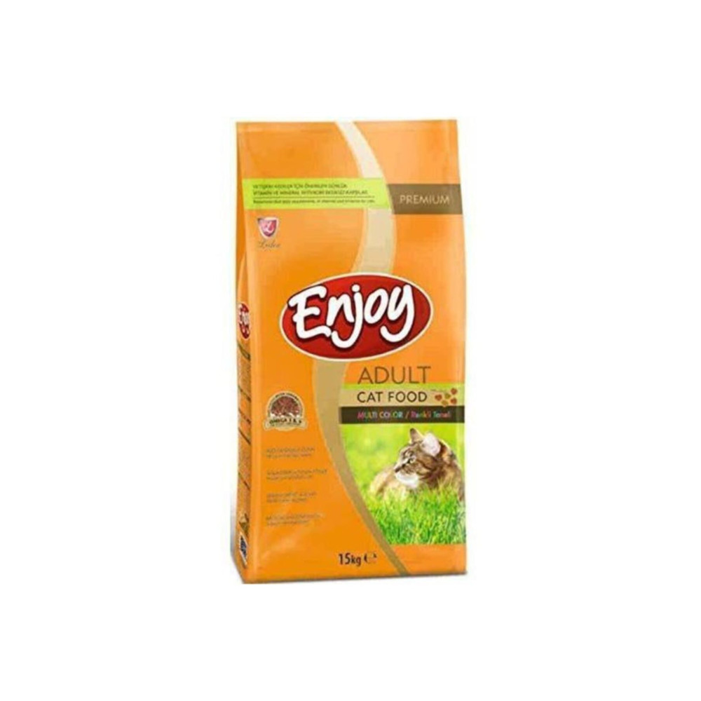Enjoy Tavuklu Yetişkin Çok Renkli Kedi Maması 15 Kg Evcil Hayvan Ürünleri Fiyatı