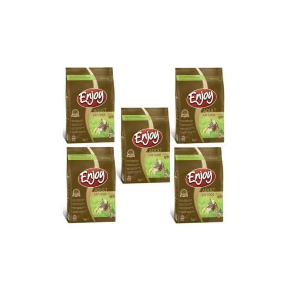 Enjoy Tavuklu Yetişkin Kedi Maması 1 kg X 5 Adet Evcil Hayvan Ürünleri Fiyatı