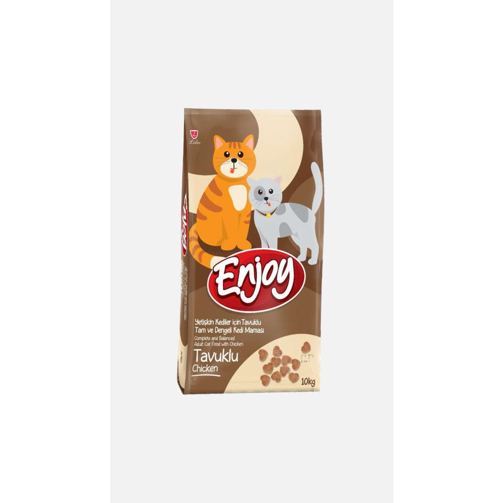 Enjoy Yetişkin Kediler İçin Tavuklu Tam ve Dengeli Kedi Maması 10 kg Evcil Hayvan Ürünleri Fiyatı