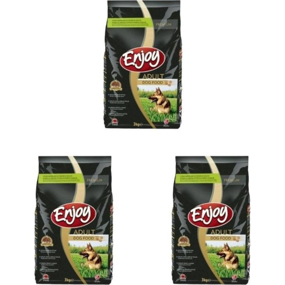 Enjoy Yetişkin Tavuklu Köpek Maması 3 kg x 3 Adet Evcil Hayvan Ürünleri Fiyatı