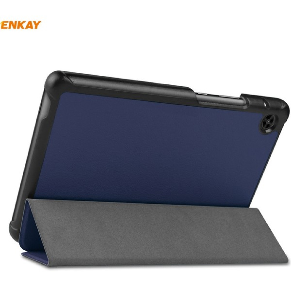 Enkay Huawei Matepad T8 / Onur Tablet Için Pu Deri Kılıf X7 (Yurt Dışından) - Koyu Mavi Oto Boyaları Fiyatı