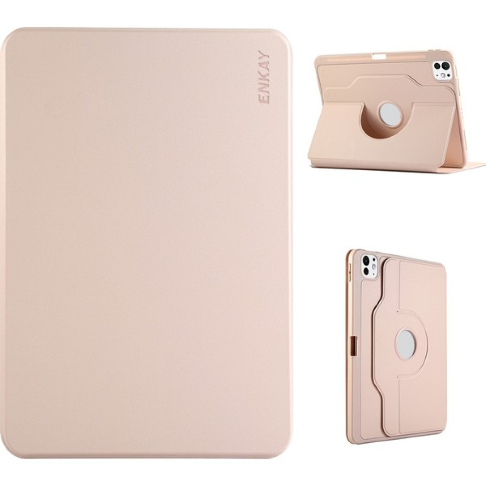 Enkay Pu iPad Pro 13 2024 Için Kılıf (Yurt Dışından) - Pembe Oto Boyaları Fiyatı