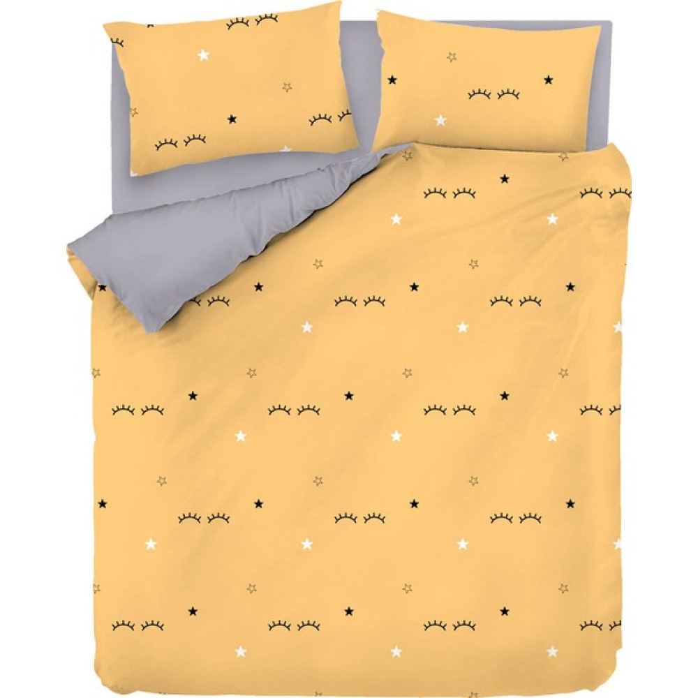 Enlora Home Dide Sarı Doğal Pamuk Çift Kişilik Nevresim Takımı - 200 x 220 cm Nevresim Takımı Fiyatı