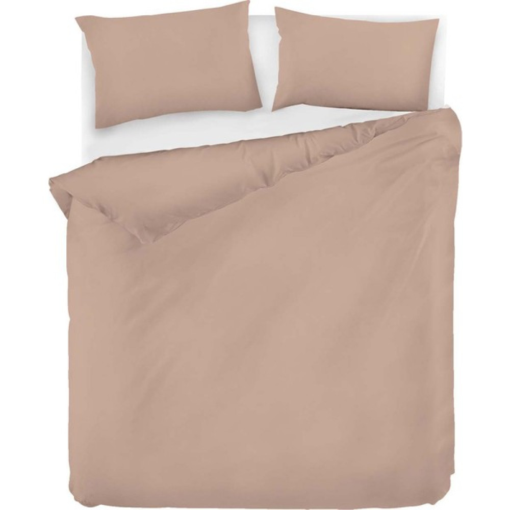 Enlora Home Freshcolor Ridea Kahverengi Düz Renk Çift Kişilik Nevresim Seti - Açık Kahverengi - 200 x 220 cm Nevresim Takımı Fiyatı
