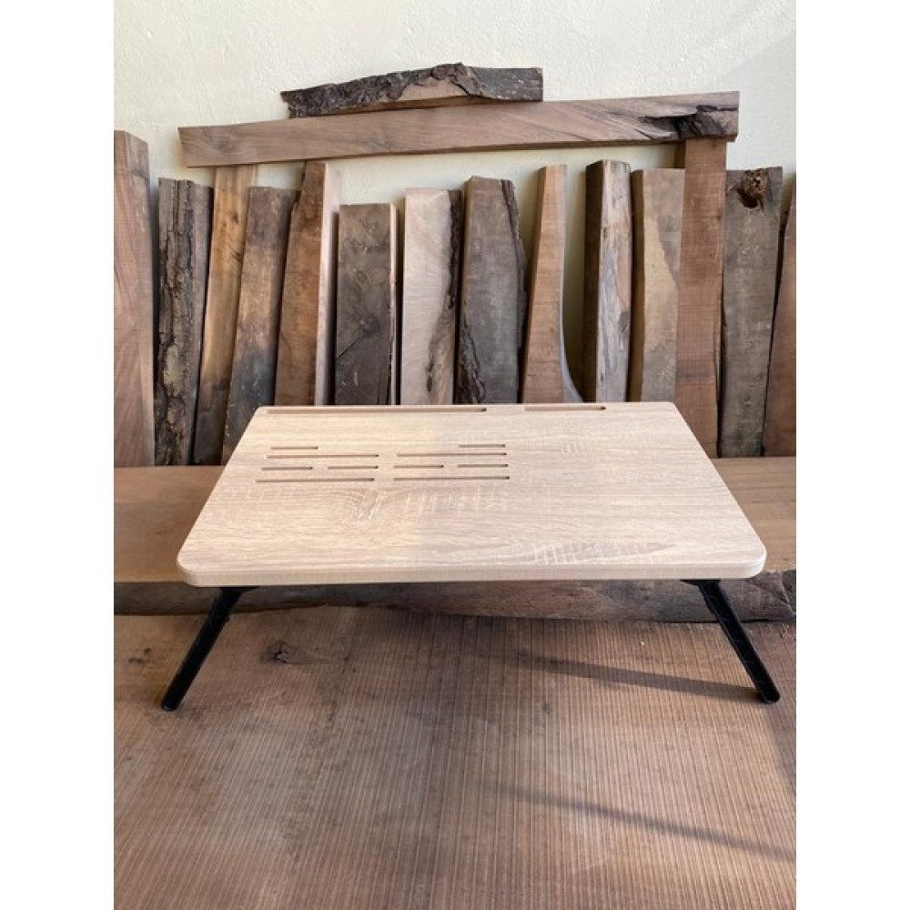 Enna Ahşap Oyuncak Laptop Sehpası - 55 x 34 x 22 cm - Sonoma Sehpa Fiyatı