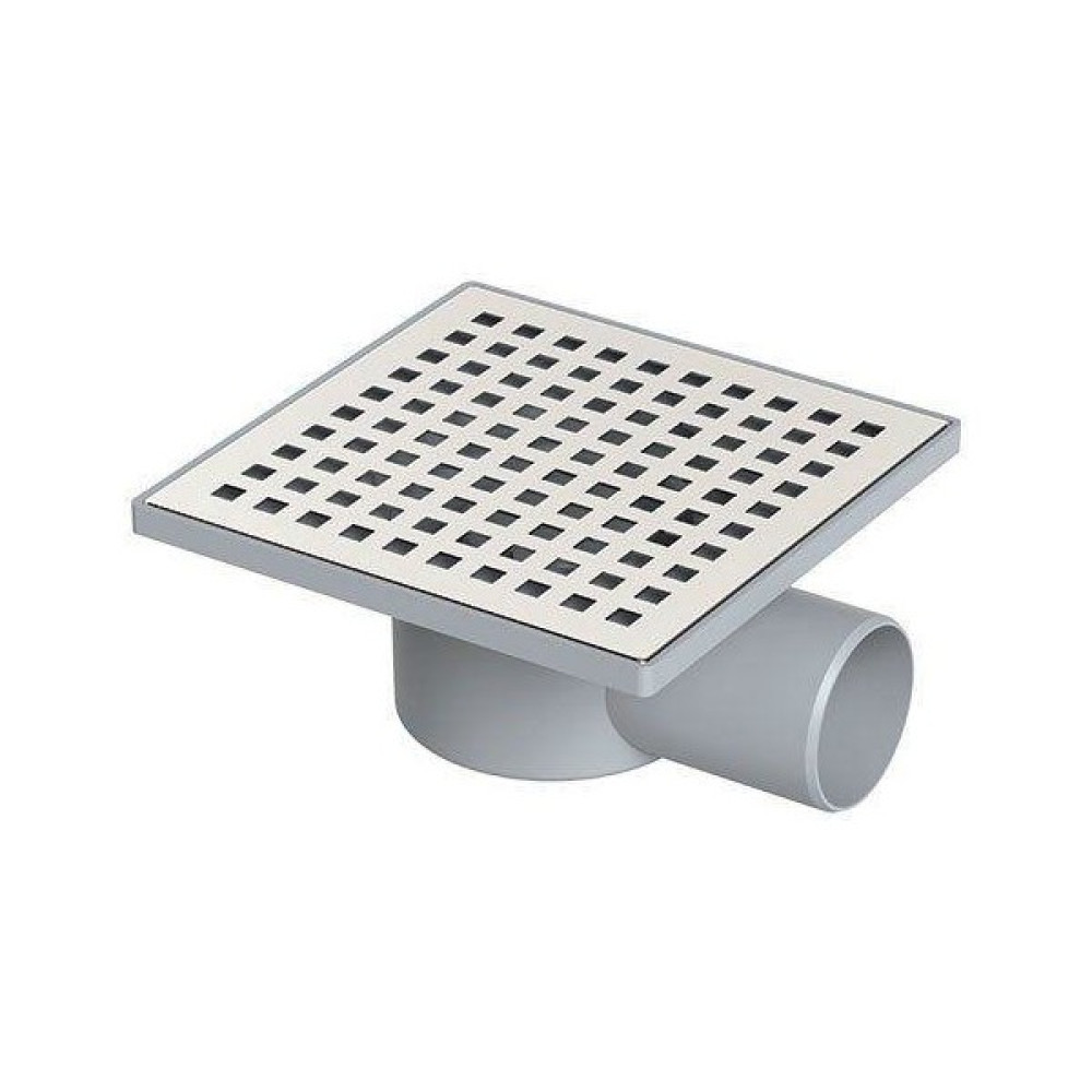 Ennalbur Yer Süzgeci Kare 15X15 cm 70 mm Yandan Çıkışlı Nalburiye & Hırdavat Fiyatı