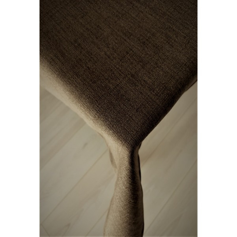 Eno Concept Keten Dokulu Leke Tutmaz Kahverengi Masa Örtüsü - 140 x 220 cm Masa Örtüsü Fiyatı
