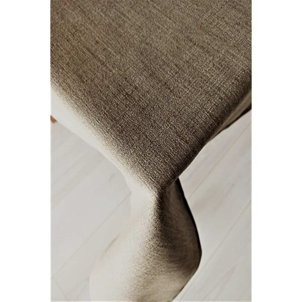Eno Concept Keten Dokulu Leke Tutmaz Mocca Masa Örtüsü - 140 x 180 cm - Kahve Masa Örtüsü Fiyatı