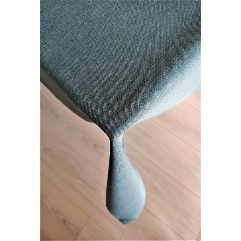 Eno Concept Keten Dokulu Premium Kalite Leke Tutmaz Bulut Mavi Masa Örtüsü - 140 x 200 cm Masa Örtüsü Fiyatı