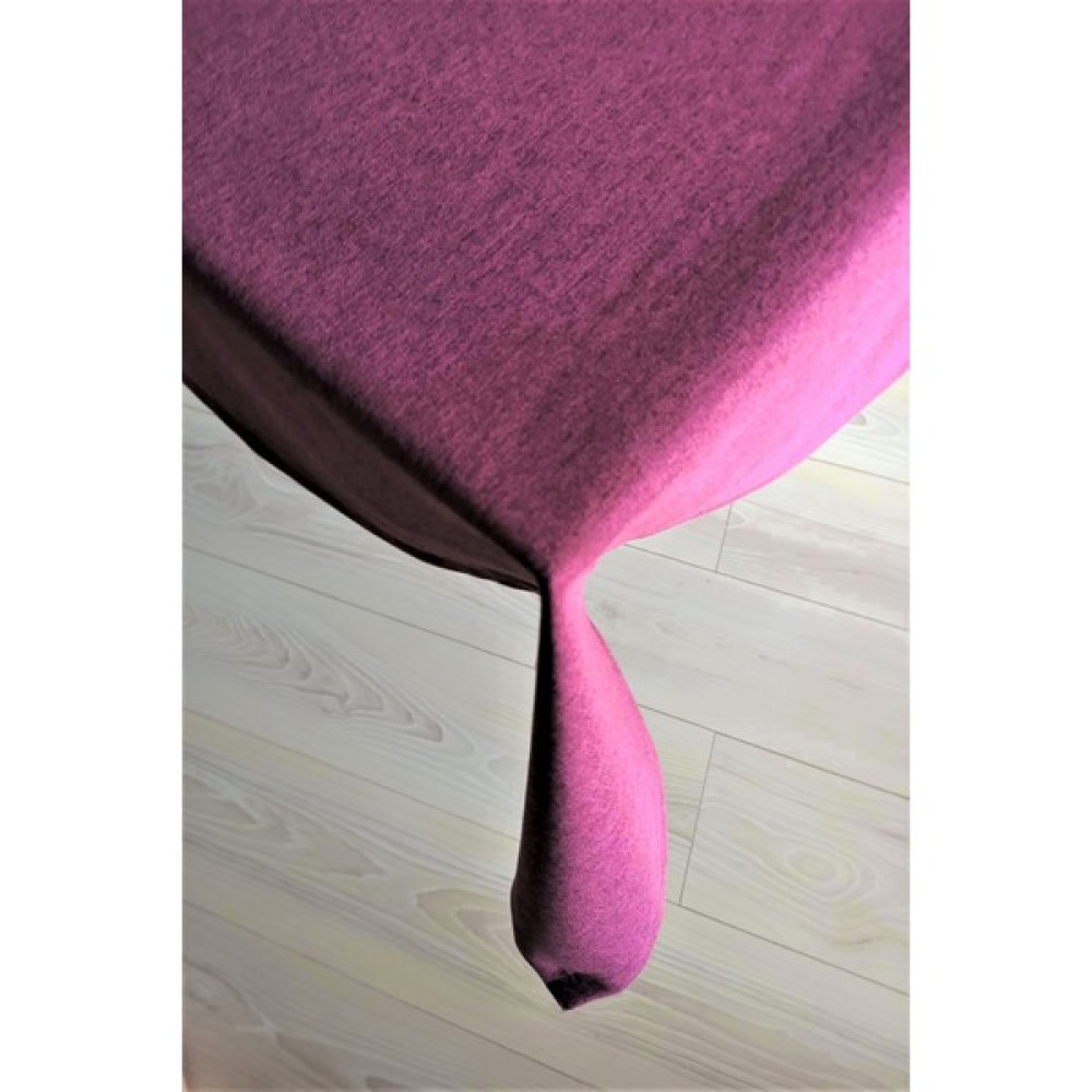 Eno Concept Keten Dokulu Premium Kalite Leke Tutmaz Lila Masa Örtüsü - 140 x 200 cm Masa Örtüsü Fiyatı