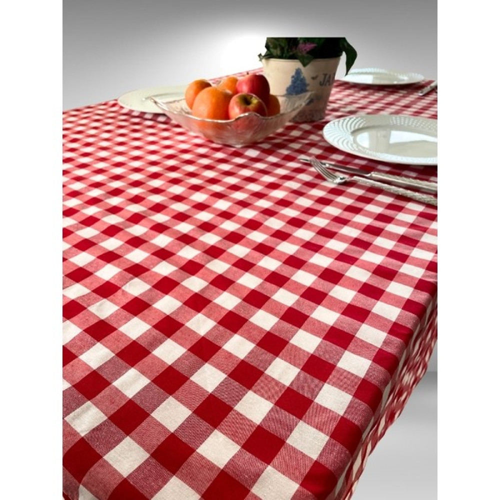 Enoteks 160X170 Kırmızı Büyük Kare Masa Örtüsü - 160 x 170 cm Masa Örtüsü Fiyatı
