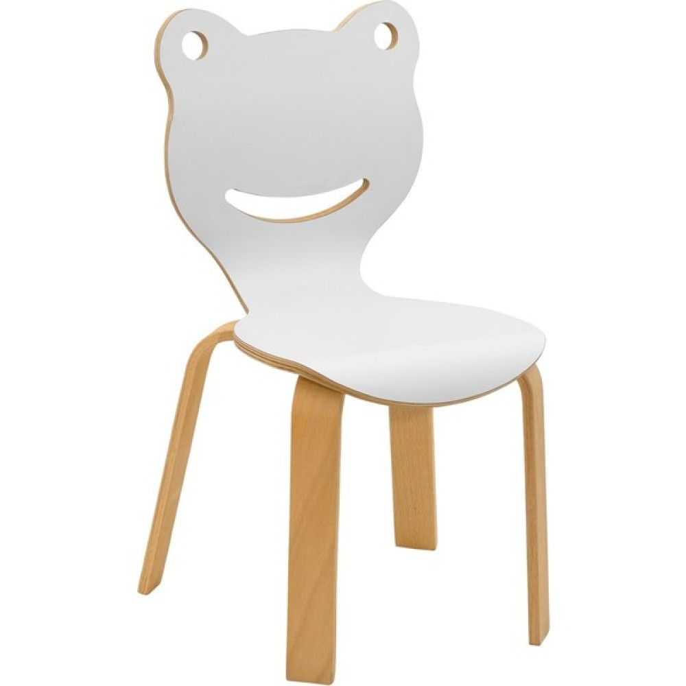 Ens Kids Collection Frog Beyaz Laminant Kaplama Ahşap Çocuk Sandalyesi (2-7 Yaş) Bebek Odası Tekstili Fiyatı