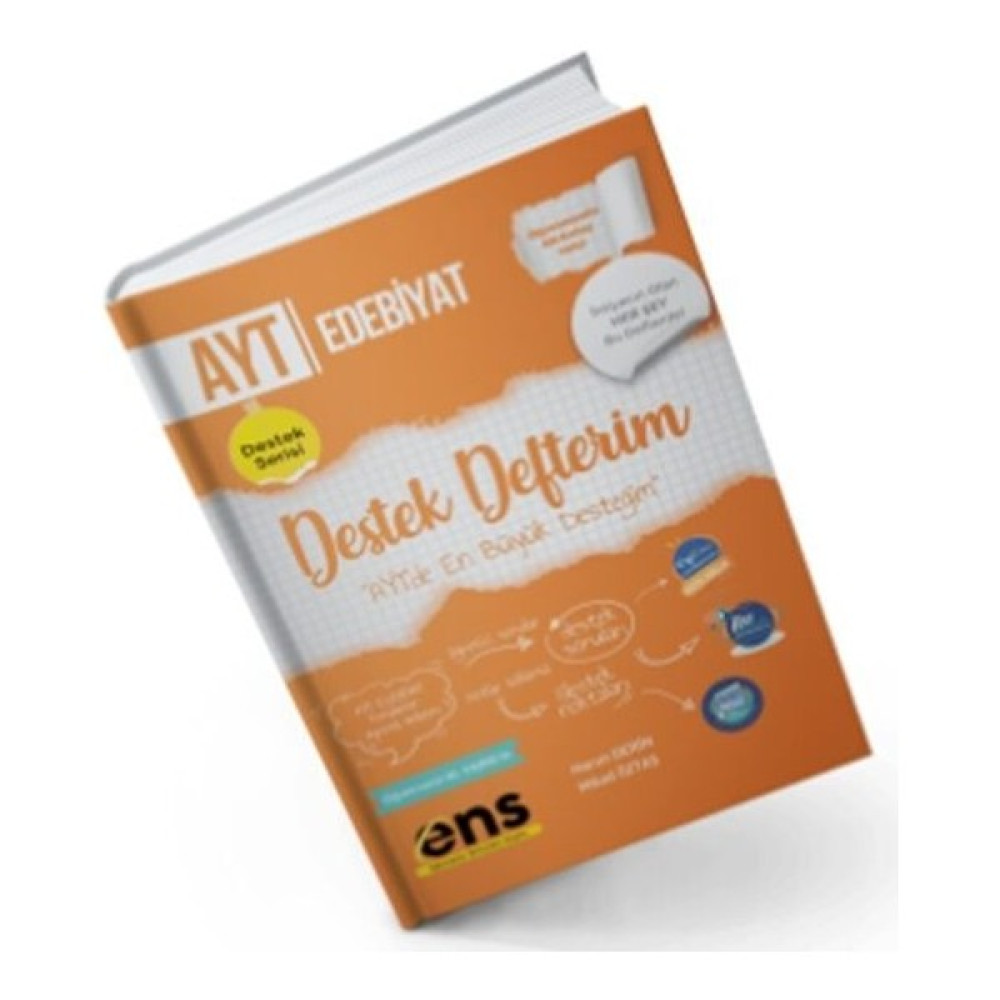 Ens Yayıncılık AYT Türk Dili ve Edebiyatı Destek Defterim 2023 Kaynak Kitapları Fiyatı