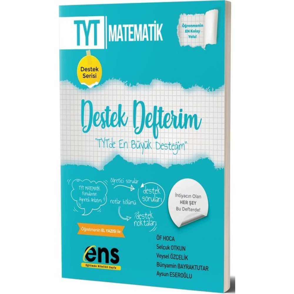 ENS Yayıncılık TYT Matematik Destek Defterim - Aysun Eseroğlu Matematik Fiyatı
