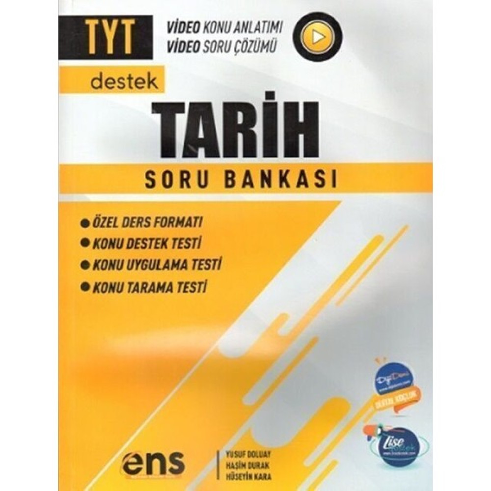 Ens Yayıncılık Tyt Tarih Soru Bankası Temel Yeterlilik Testi (TYT) Fiyatı