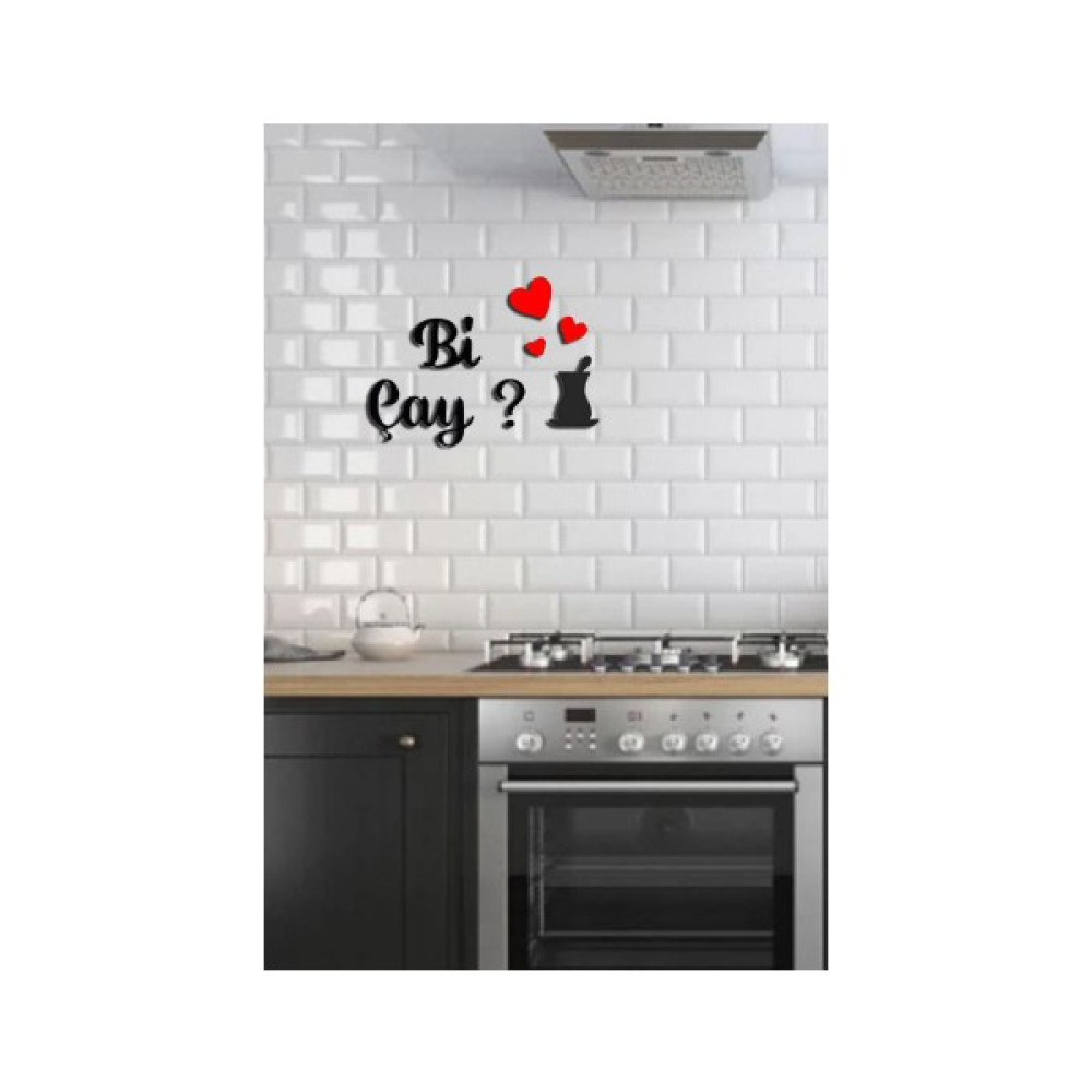 Ensa Design Bi Çay Duvar Süsü, Duvar Dekoru, Mutfak Konsepti 40X30CM Ev & Dekorasyon Aksesuarları Fiyatı