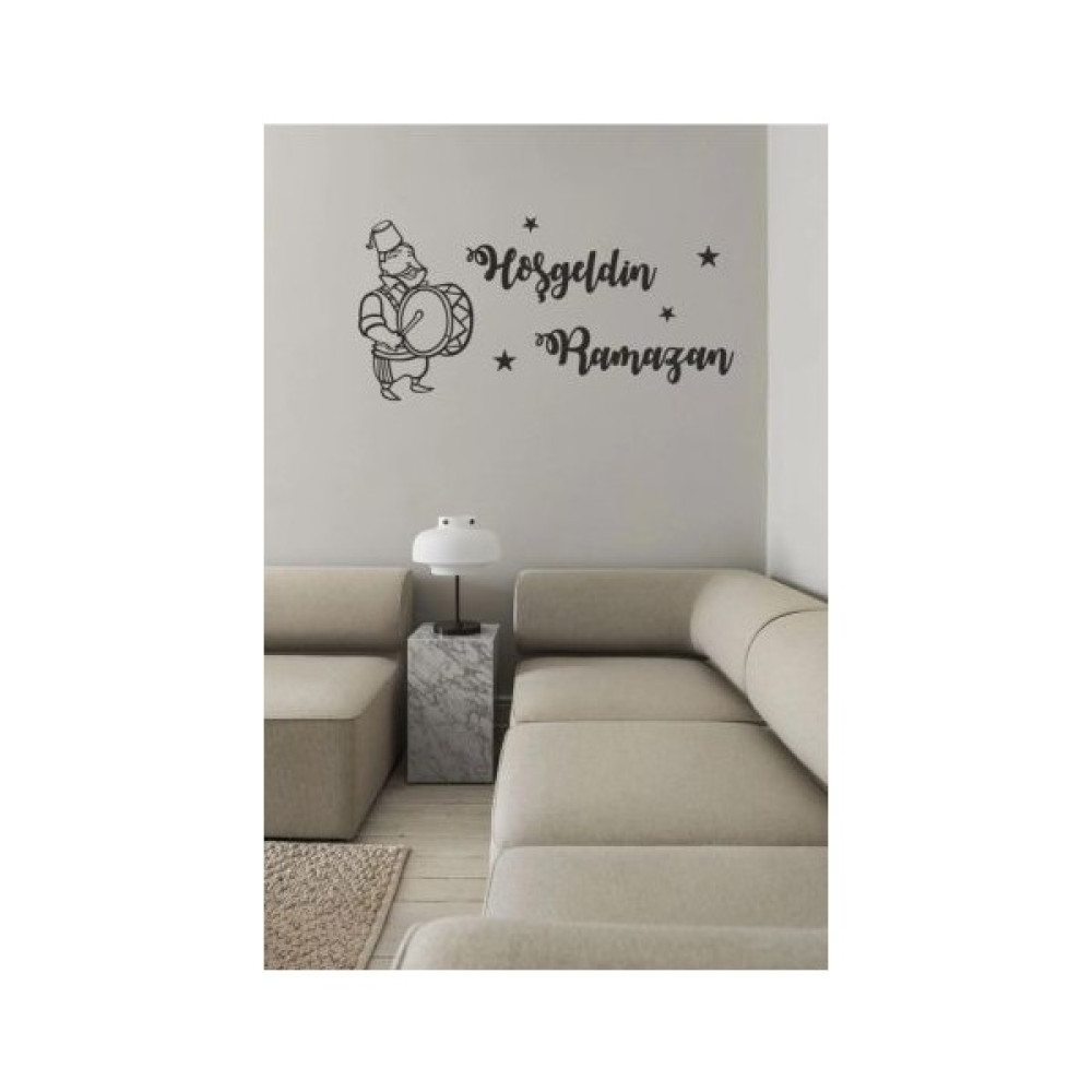 Ensa Design Dekoratif Ahşap Duvar Dekoru Hosgeldin Ramazan Davulcu 60X40CM Ev & Dekorasyon Aksesuarları Fiyatı