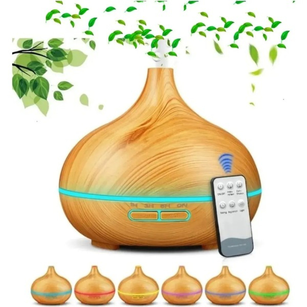 Enshall 550 ml Ultrasonic Kumandalı Işıklı Air Humidifier Ahşap Görünüm Hava Nemlendirici Hava Temizleme - Nemlendirme Cihazları Fiyatı