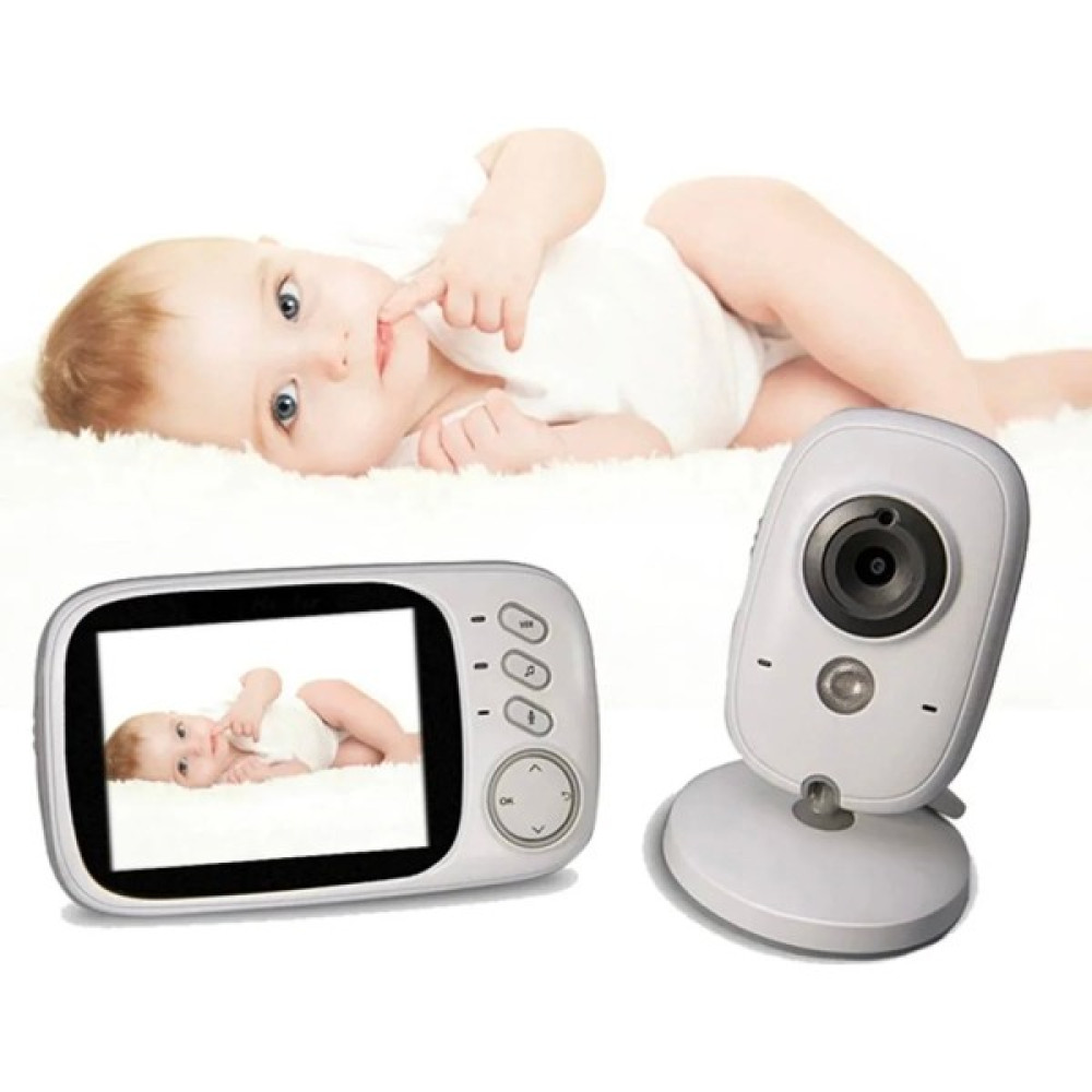 Enshall LCD Ekranlı Gece Görüşlü Bebek Monitörü - Bebek Izleme Kamerası Oda Sıcaklığı Kontrollü Kablosuz Ip Bebek Kamerası Fiyatı