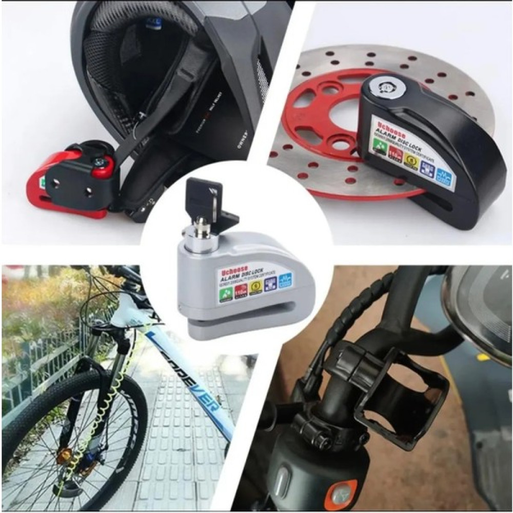 Enshall Motorsiklet Alarmlı Disk Kilidi Bisiklet Scooter Alarmlı Kilit Motorsiklet Kilidi & Alarmı Fiyatı