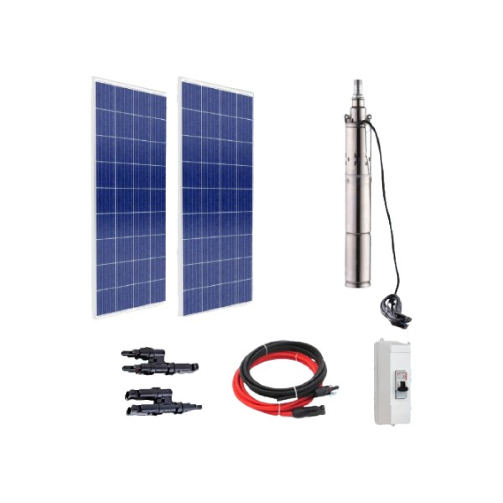 Entech Enerji 340 W Watt 12 V Volt Solar Dc Dalgıç Pompa Hazır Set Paket Sistem Su Motoru Fiyatı