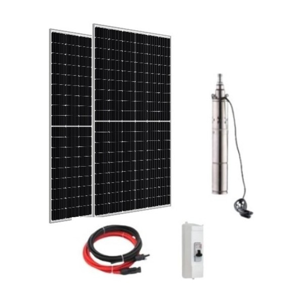 Entech Enerji 48 V Volt 860 W Watt Güneş Enerjili Dc Dalgıç Pompa Set Solar Sulama Paket Sistem Oto Boyaları Fiyatı