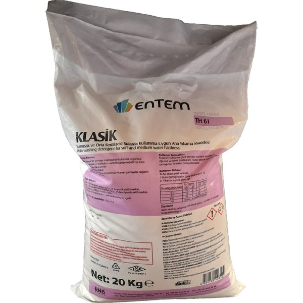 Entem Matik Klasik 20KG - 20 kg Çamaşır Deterjanı Fiyatı