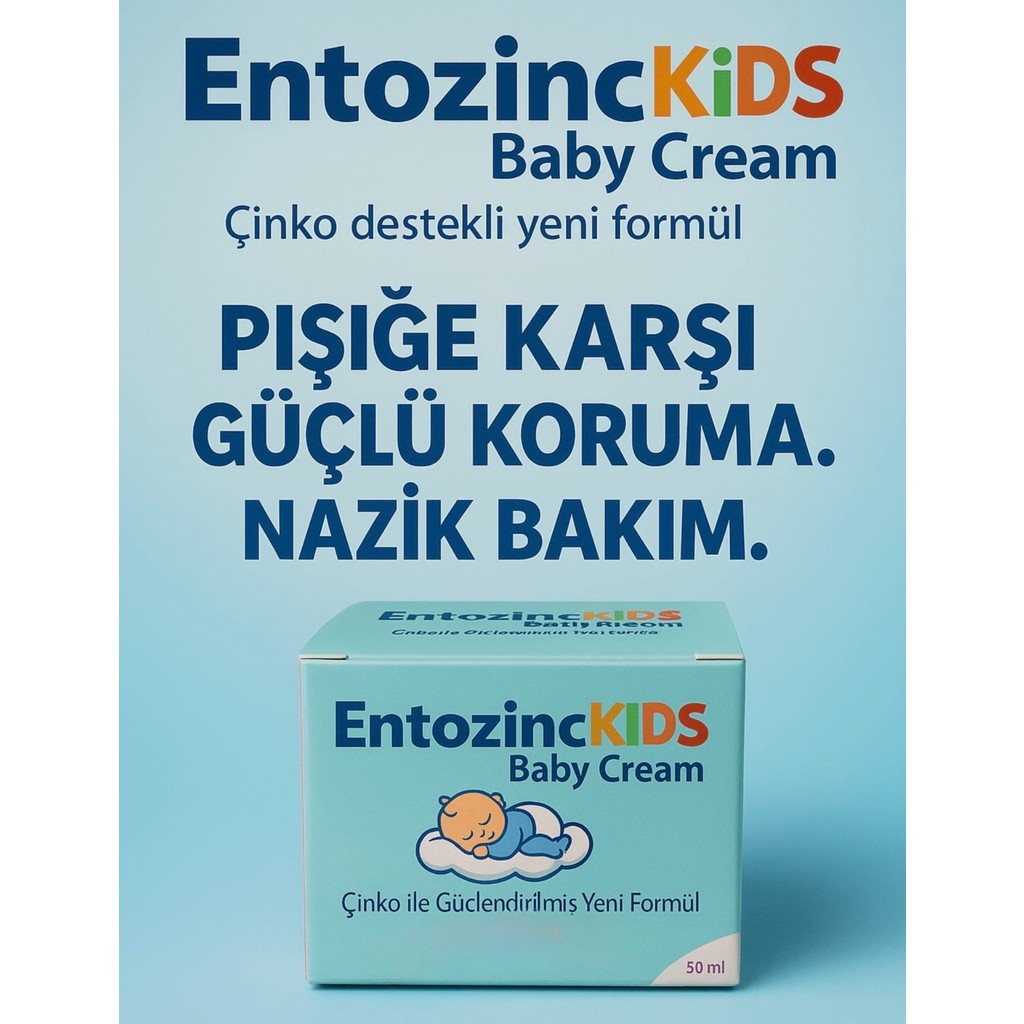 Entozinc Baby Pişik Kremi Çinko Destekli Güçlü Koruma 50 gr Nazik Bakım İçin Bebek Vücut Kremi Fiyatı
