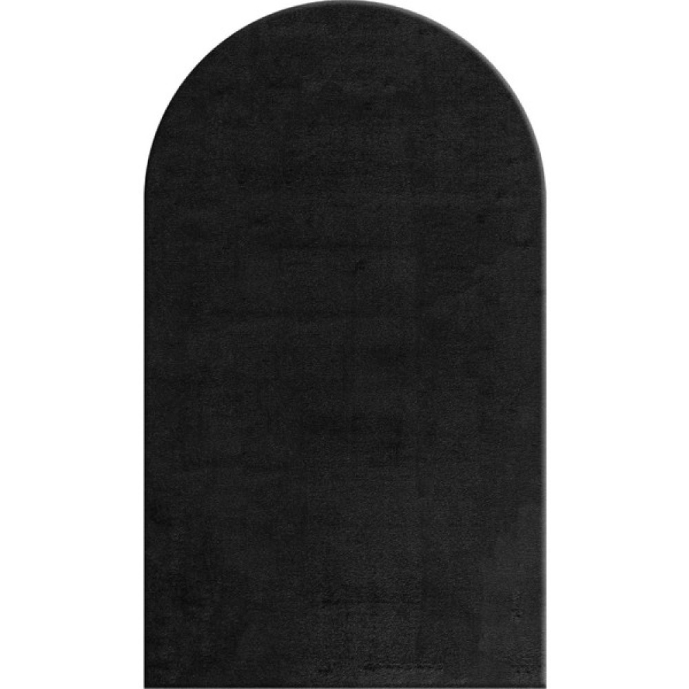Enva Home Jel Taban Yıkanabilir Peluş Seccade Overloklu Uzun Tüylü Namazlık Siyah - 60 x 100 cm Seccade Fiyatı