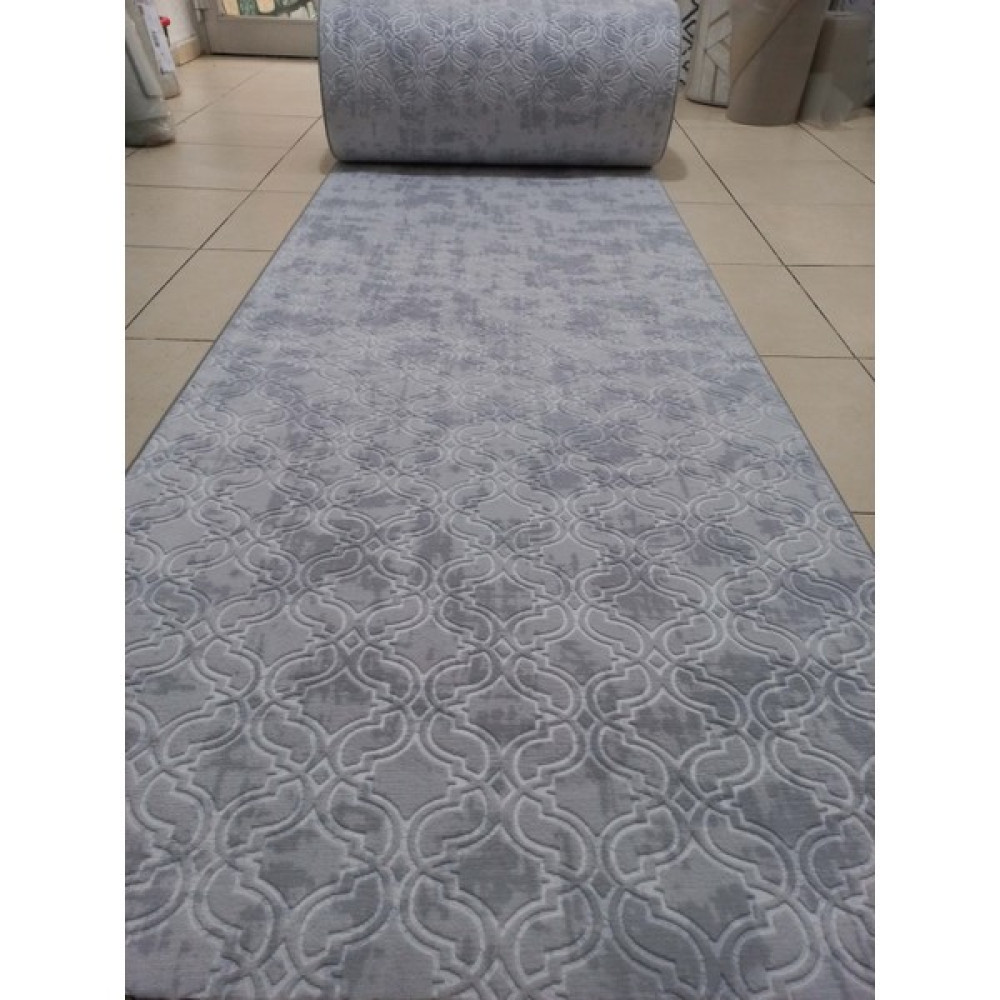 Enva Home Jel Taban Yıkanabilir Yolluk Özel Ebat Kaymaz Kesme Embos Kabartma Gri Dod Taban Halı - 100 x 160 cm Yolluk Fiyatı