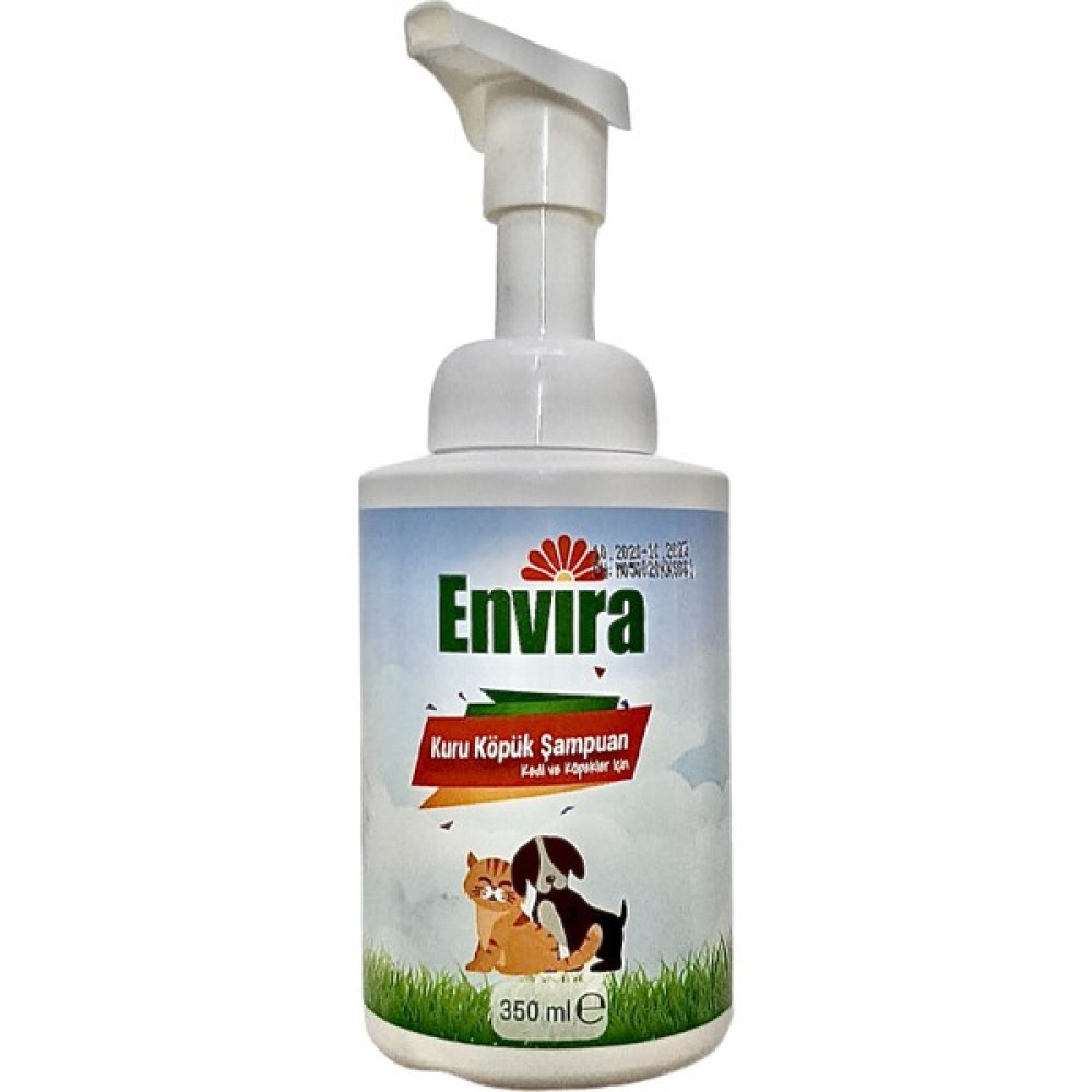 Envira Kuru Köpük Şampuan Kedi ve Köpekler Için 350 ml Evcil Hayvan Ürünleri Fiyatı