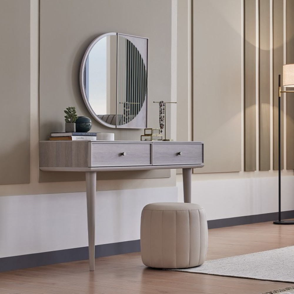 Enza Home Basel Makyaj Masası Puf - Krem Puf Fiyatı