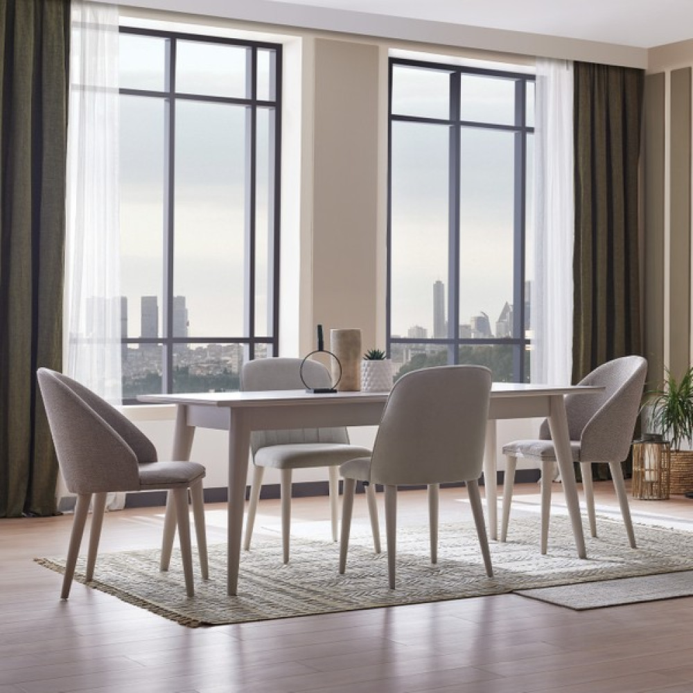 Enza Home Basel Masa 180X90 cm - Ahşap Yemek & Mutfak Masası Fiyatı