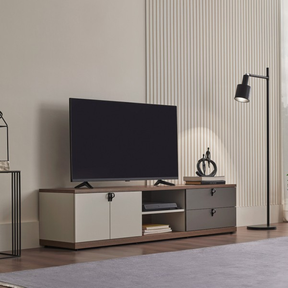 Enza Home Cordell Tv Sehpası - Beyaz Tv Ünitesi / Sehpası Fiyatı