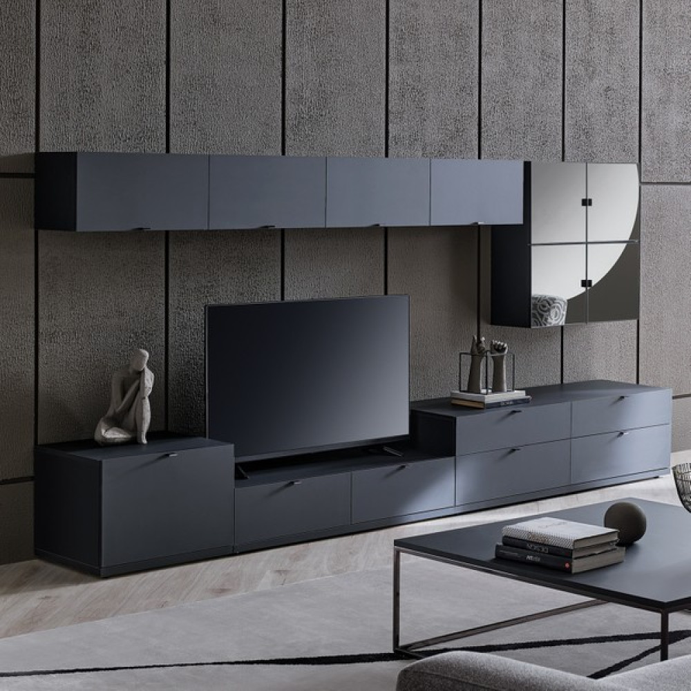 Enza Home Legato Tv Ünitesi Seti 3 - Siyah Tv Ünitesi / Sehpası Fiyatı