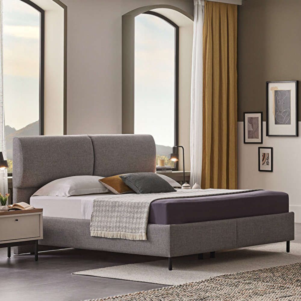 Enza Home Loreto Başlıklı Baza Set 160X200 - 160 x 200 cm - Mavi Baza Fiyatı