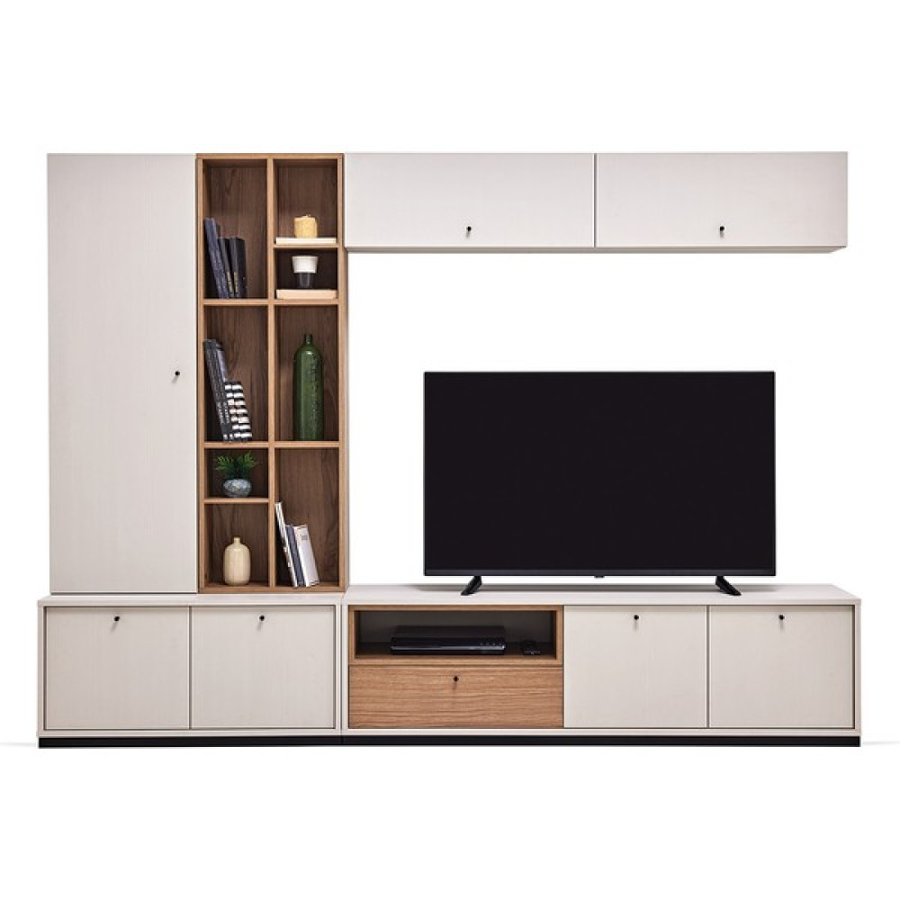 Enza Home Loreto Tv Ünitesi Seti 2 - Kırık Beyaz Tv Ünitesi / Sehpası Fiyatı