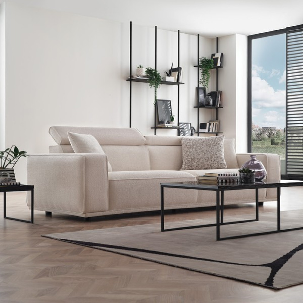 Enza Home Milos Koltuk Takımı (3+1) - Beyaz Koltuk Takımı / Seti Fiyatı
