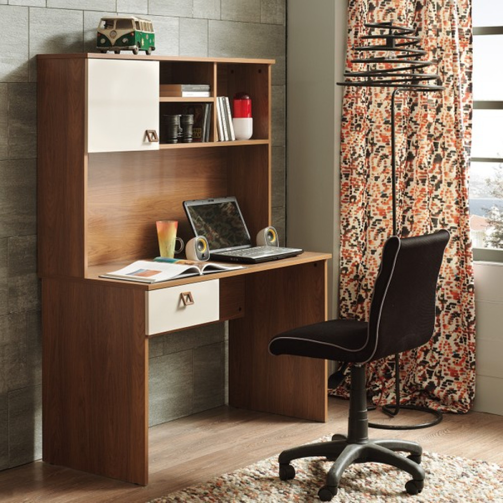Enza Home Mistral Çalışma Masası - 120 x 59 x 160 cm - Kahverengi Çalışma Masası Fiyatı
