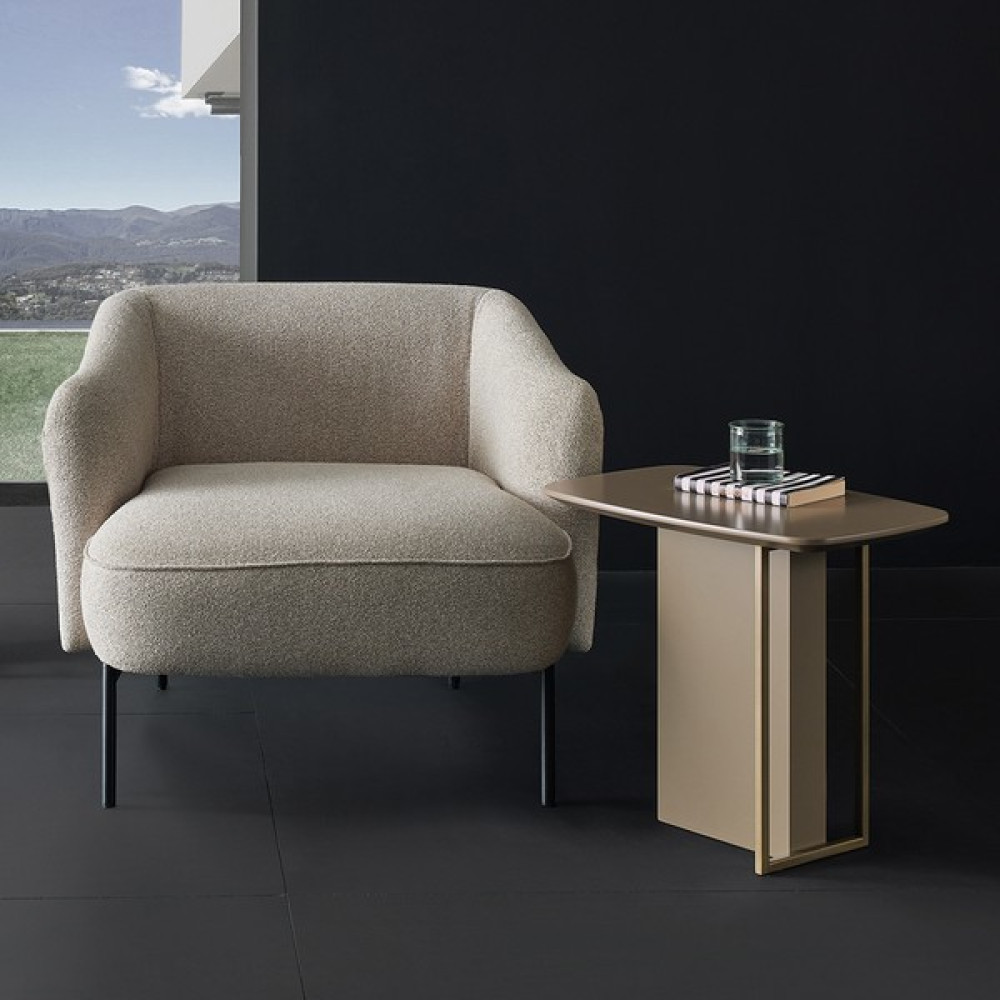 Enza Home Oslo C Sehpa - Mdf Üst Tabla - Bej Yan Sehpa Fiyatı