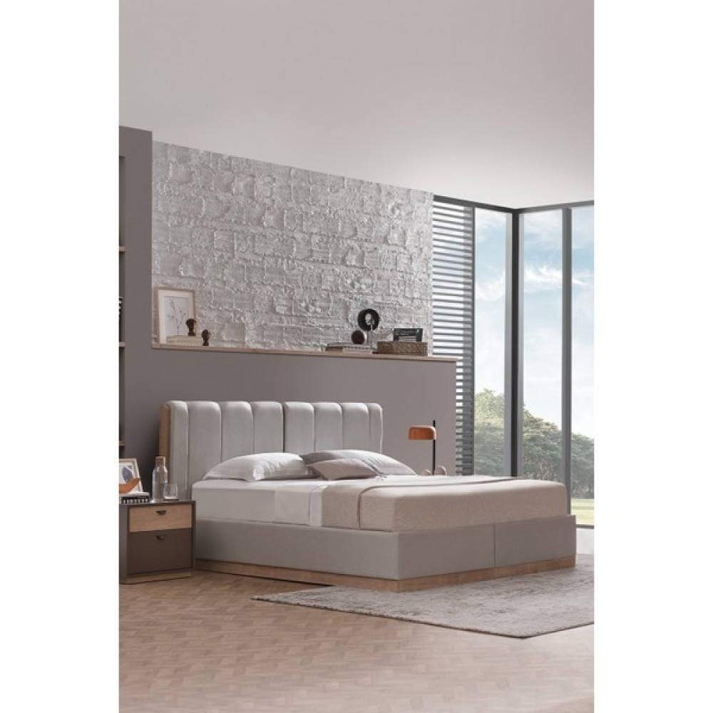 Enza Home Polka Başlıklı Baza Set - 150 x 200 cm - Açık Yeşil Baza Fiyatı