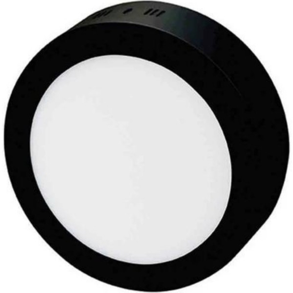 Enze Lighting Siyah Yuvarlak LED Plafonyer Avize Tavan Mutfak Oda Hol Killer Wc Ofis Lambası 18W Sıva Üstü Armatür Beyaz Avize Fiyatı