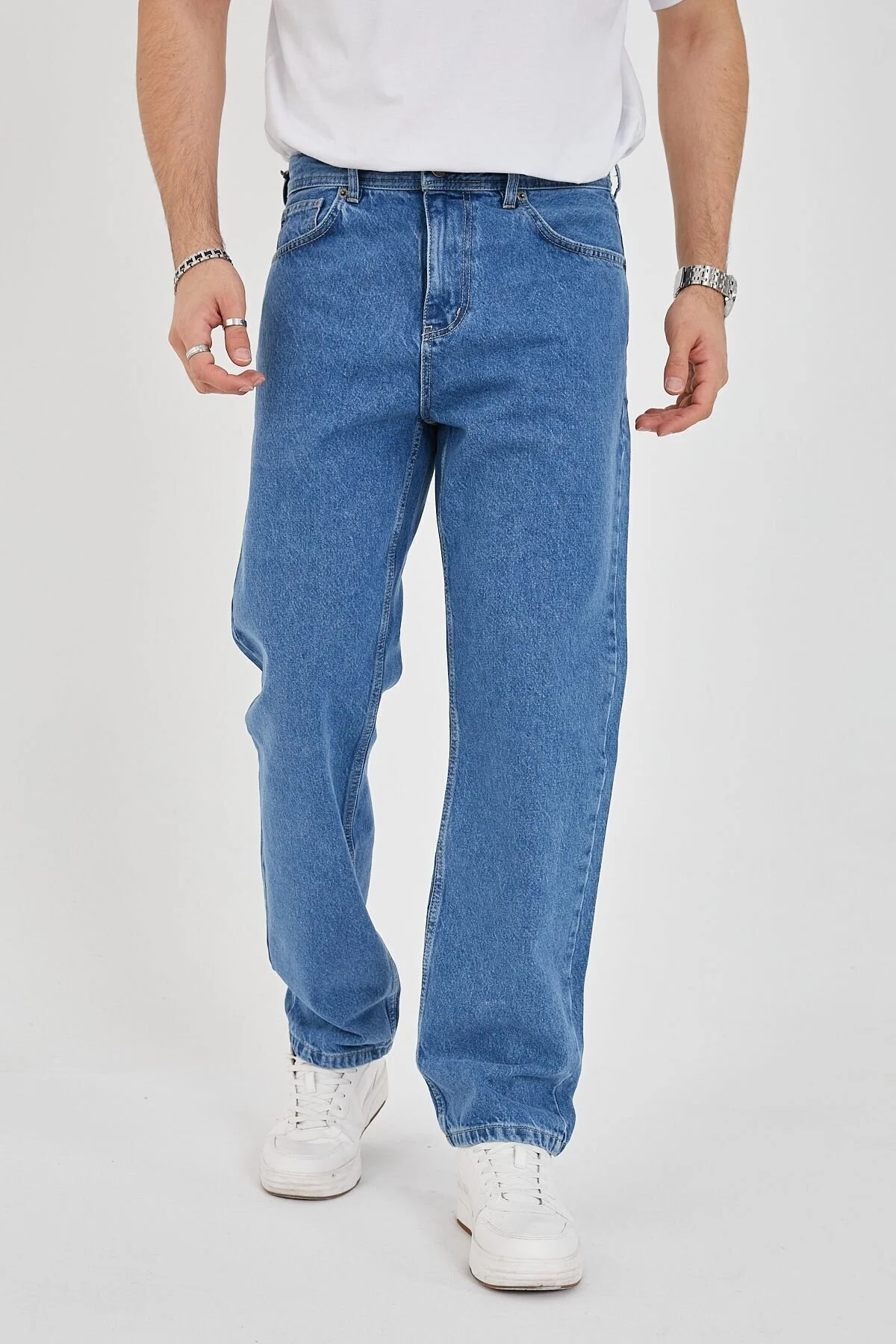 ENZİM JEANS Erkek 100% Pamuk Baggy Kot Pantolon 34 Beden" Bayan Jeans / Kot Pantolon Fiyatı