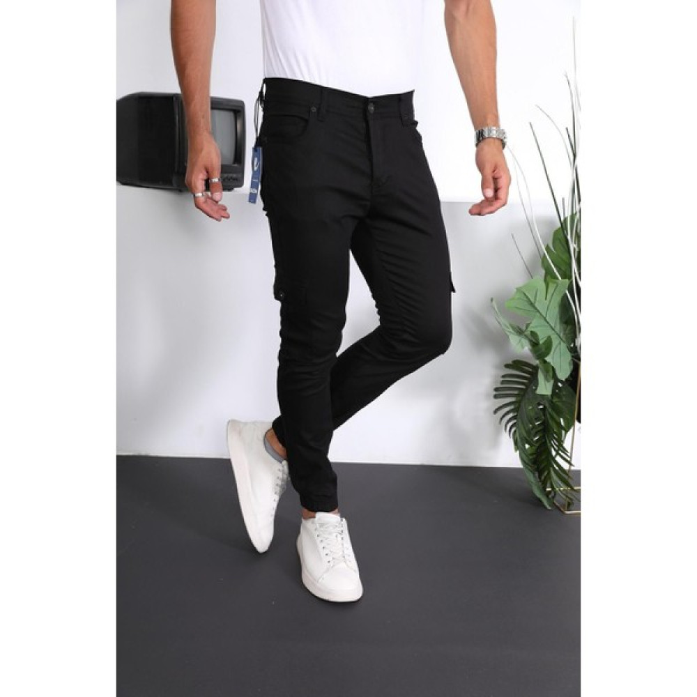 Enzim Jeans Erkek Slim Fit Paça Lastikli Kargo Pantolon Erkek Pantolon Fiyatı