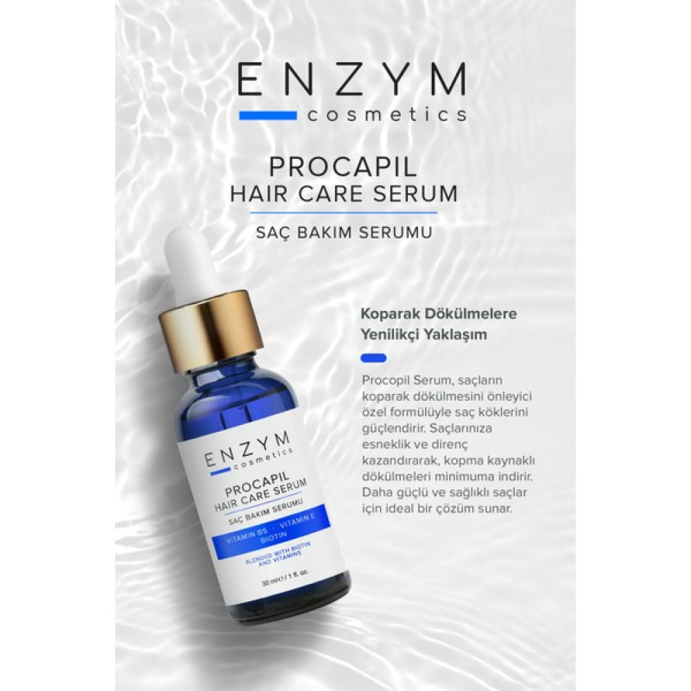 Enzym Cosmetics Saç Dökülme Karşıtı, Onarıcı ve Güçlendirici Procapil Saç Serumu 30 ml Saç Bakım Maskeleri & Serumlar & Spreyler Fiyatı