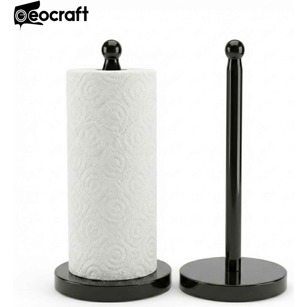 Eocraft Granit Kağıt Rulo Havluluk Peçetelik Banyo Sofra Mutfak Düzenleyici (Tanıtım Fiyatı ) - Siyah El / Yüz Havlusu Fiyatı