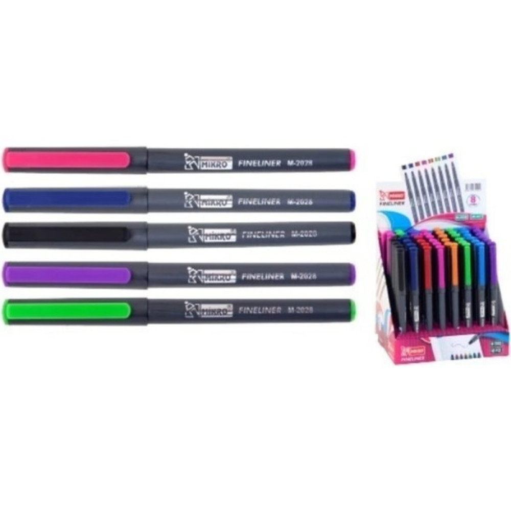 eOfis Fineliner M-2028 Keçe Uçlu Kalem 5 Renk Set Oto Boyaları Fiyatı