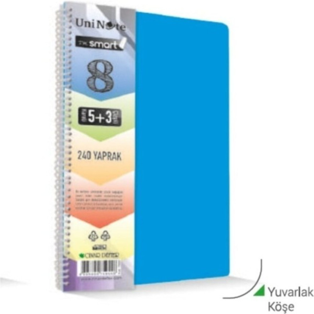 eOfis I'm Smart 62051 A4 125 Yaprak 4+1 Ayraçlı Defter Not Defteri & Bloknot Fiyatı