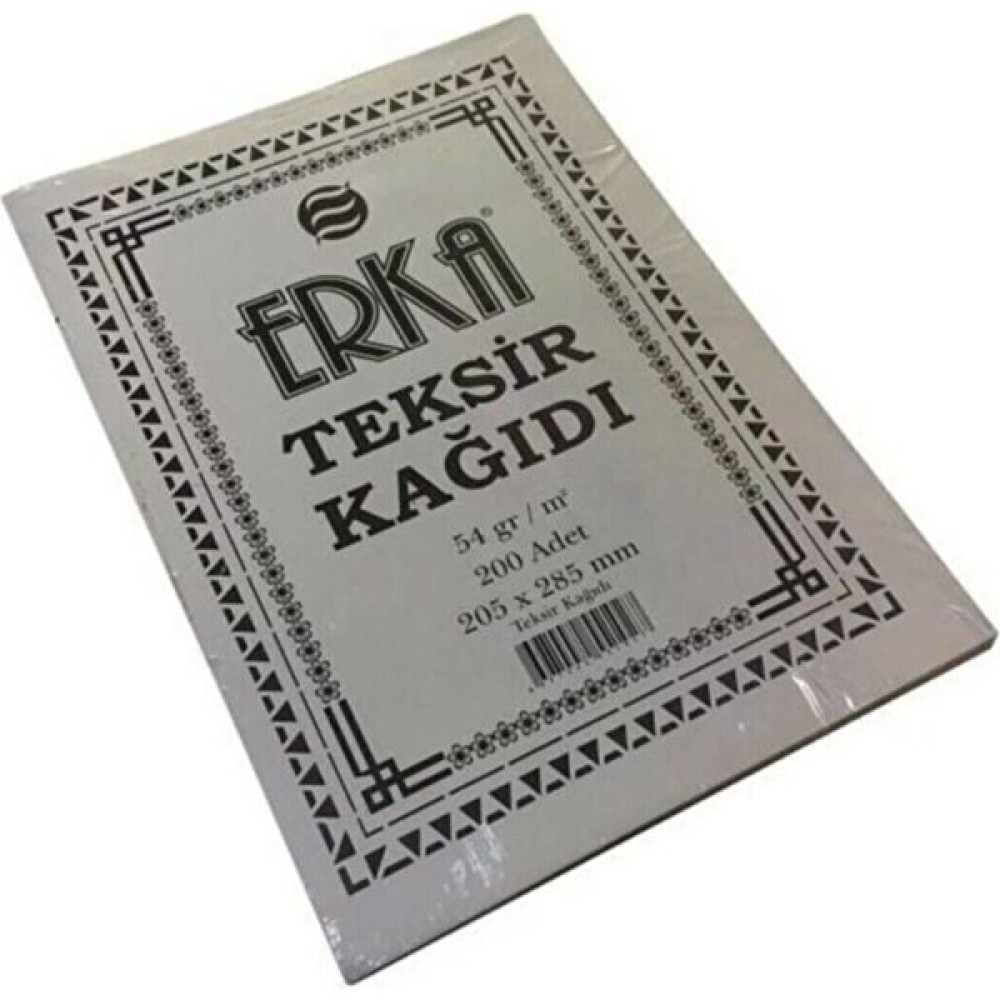 eOfis Teksir Kağıdı 200'LÜ Ekonomik 54 Gr. (27X19) Fotokopi Kağıdı Fiyatı